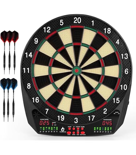 Amazon.com : Electronic Dart Board, Soft Tip Dartboard Set 40